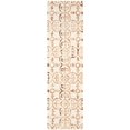 thumbnail image 3 of Safavieh Dip Dye Collection DDY711E Handmade Moroccan Geometric Watercolor Ivory and Camel Wool Area Rug (3' x 5'), 3 of 10
