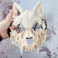 thumbnail image 5 of Cosplay Dance Prom Costume Props Halloween Skull Party Mask Anime Dragon God Skeleton Half Face Masks Bone Skull Animals Mask, 5 of 5
