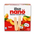 thumbnail image 1 of IÖGO Nano Frozen Yogurt Pops, Peach, Real Fruit & Dairy, 50 Calories Per Pop, 8 x 50 ml, 1 of 7