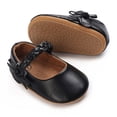 thumbnail image 7 of Yoyauz Baby Girl Mary Jane Shoes Anti Slip Rubber Sole Ballet Slippers Princess Dress Wedding Shoes Newborn Kids Shoes Toddler Shoes（0-12 Month）, 7 of 7