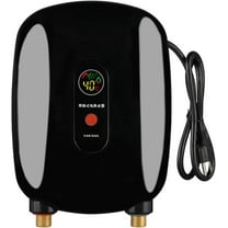 Miumaeov Electric Tankless Water Heater, 110V 3000W Mini Electric Tankless Instant Hot Water Heater Instant Electric Water Heater