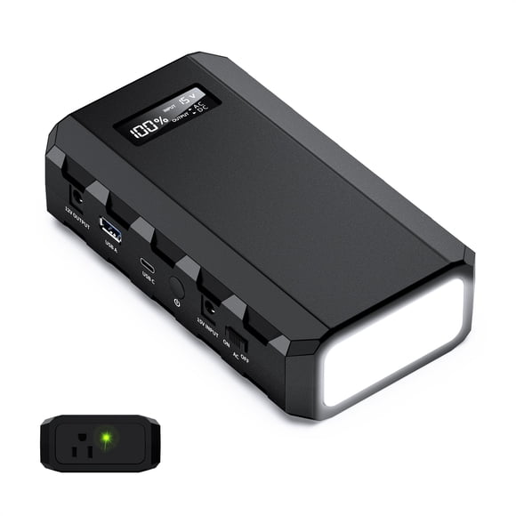 Portátil Power Bank SinkEU de 65 W, 23400 mAh, con toma de corriente alterna y USB