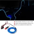 thumbnail image 1 of Qiilu Tira de Luces 3metro para Coche Cadena de Luces LED 12V Iluminación Interior para Coche con Controlador de Potencia Khall QC12938, 1 of 6