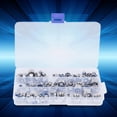 thumbnail image 2 of HLONK 165Pcs Stainless Steel Screw Lock Nut Assortment Kit  Rust-Resistant Fasteners  Durable & Precision Threaded  DIY & Professional Use  Multi-Size & Corrosion-Proof Hardware Accessory, 2 of 9