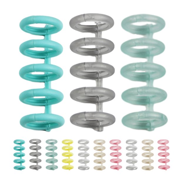 30 Uds. Anillos para encuadernación de libros, anillos para encuadernación de hojas sueltas, reemplazos de anillos para encuadernación de cuaderno