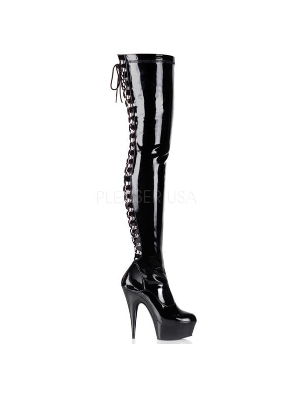 del3063 / b / m à riche de plates - formes (la danse exotique) les bottes hautes Noir taille: 13 del3063 / b / de m à riche de / plates - formes (la danse exotique) les bottes hautes Noir taille: 13 fac259