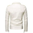 thumbnail image 4 of Mikilon Motorcycle Slim Leather Jacket Men's Leather Jacket British Men's Leather Jacket, 4 of 8