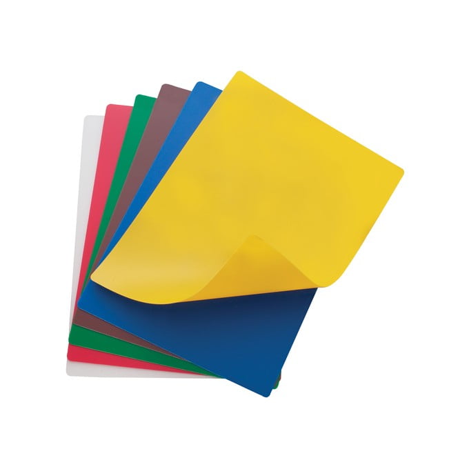 Flexible Cutting Mats, 12" x 18", 6 ColorStainless Steelet