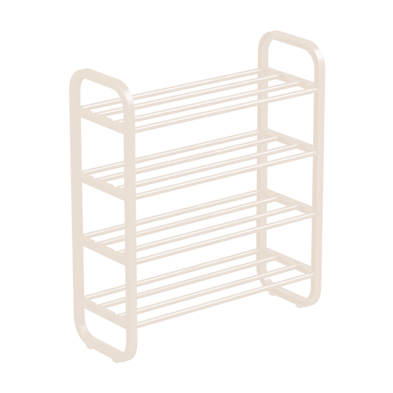 Mlkoz Shoe Rack for Closet Clearance! Shoe Rack-Shoe Rack Storage Organizer With 4 Tiers Metal Shelves For Bedroom- Closet- Entry- Dorm Room (White)