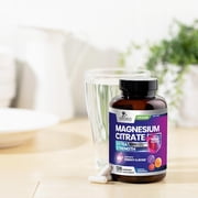Magnesium Citrate 1000mg Per Serving - 3X Strength Magnesium Supplement for Bone, Muscle, Heart, Natural Sleep Support for Men & Women, Vegan Mag Mineral Pills, Non-GMO, Bottled in USA - 120 Capsules