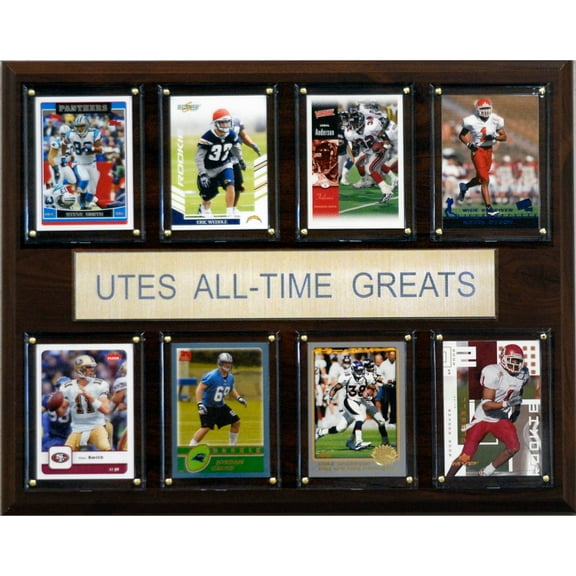 Utah Utes 12'' x 15'' All-Time Greats Plaque