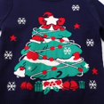 thumbnail image 6 of BULLPIANO Toddler Boy Girl Ugly Christmas Sweaters Crewneck Long Sleeve Pullover Winter Warm Xmas Pullover Jumper, 6 of 8