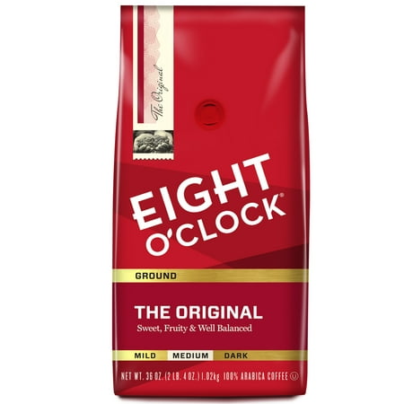 Eight O'Clock, The Original, Medium Roast Ground Coffee, 36 oz