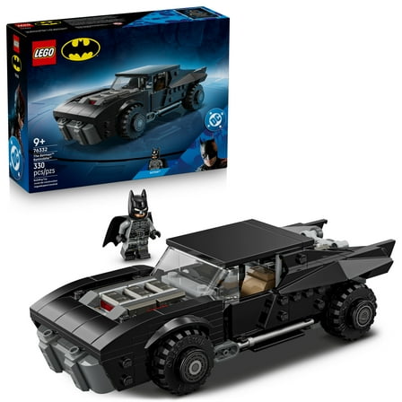LEGO DC Batman: The Batman Batmobile Building Toy for Kids - Building Blocks W/Batman Minifigure & Golden Coin - Super Hero Room Decor for Boys & Girls, Ages 9 - Gift Idea for Birthdays - 76332