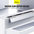 thumbnail image 2 of Baseus Laptop Stand 8° Inclination Angle for 11.6-17 inch Laptop Slim Stand Adjustable Aluminum Laptop Riser, 2 of 7