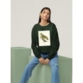 thumbnail image 2 of Paradise Parrot Sweatshirt Women -Sydenham Edwards Designs, Female Medium, 2 of 4