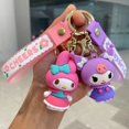 thumbnail image 3 of 3D Sanrio venta al por mayor accesorios para muñecas llavero lindo bolso para niñas colgante llavero de coche llavero de dibujos animados regalo, 3 of 4