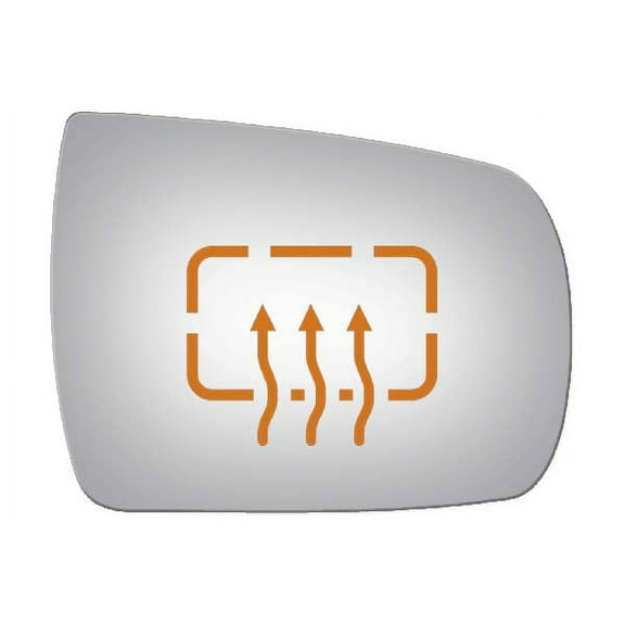 Burco Side View Mirror Replacement Glass - Clear Glass - 5421H