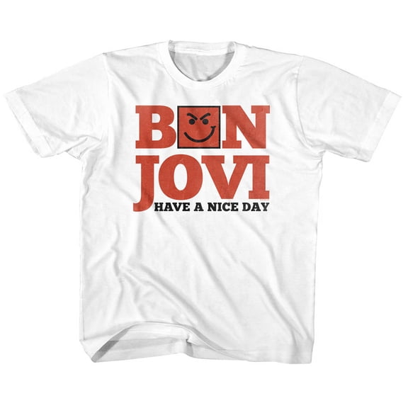 Bon Jovi Have A Nice Day White Children's T-Shirt