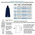thumbnail image 2 of TAIAOJING Woman And Man Hallowmas Witch Party Queen Cape Devil Costumes Robe Costumes Two Piece Set, 2 of 3