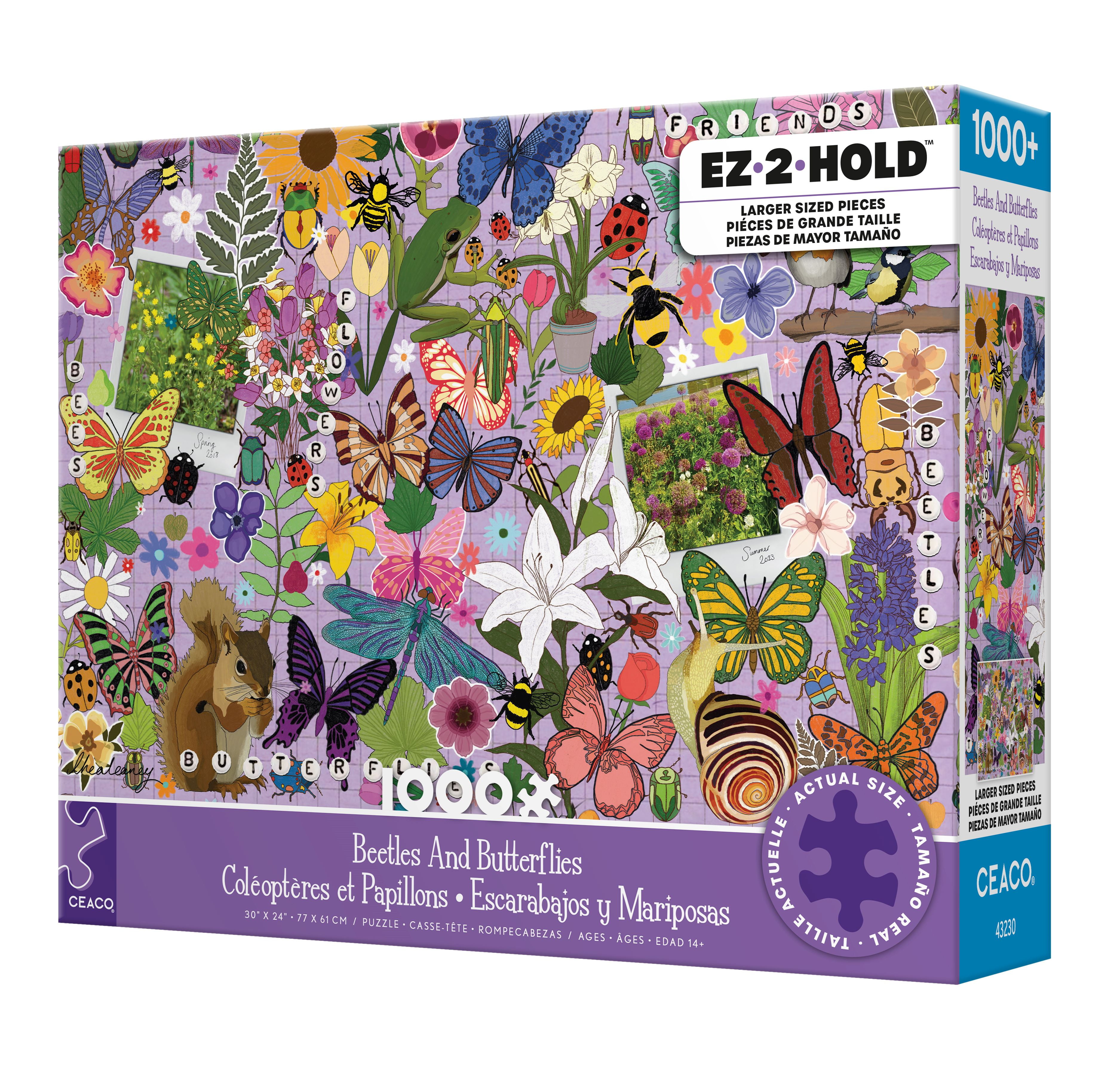 Ceaco 1000 Piece Beetles and Butterflies (Thea Leaney