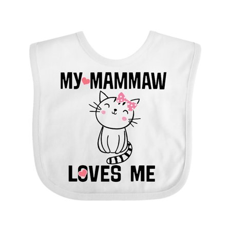 

Inktastic Mammaw Loves Me Girls Gift Baby Girl Bib