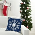thumbnail image 4 of Grrvtrz Christmas Pillow Covers 18x18 Inch Red and White Snowflake and Deer Pattern Xmas Decorative Throw Cushion Cases for Home Sofa Couch Bed Car Decoration,Decoration Supplies,Home Decor, 4 of 5