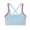 Light Blue, variant on WUANDIXFA Cute Bras for Teens Girls Sports Bras Cross Back Training Bras for Girls Padded Scoop Neck for Kids Teens Athletic Yoga Dance Crop Top,Light Blue,13-14 Years
