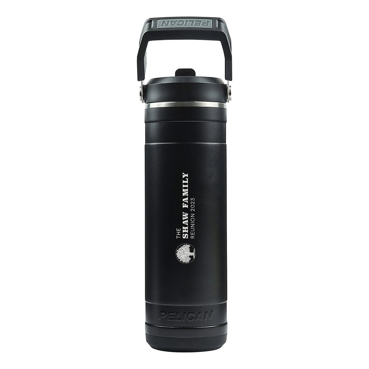 Pelican Hydration Pelican Pacific 26 oz. Recycled Double Wall Stainless Steel Water Bottle - Jet Black