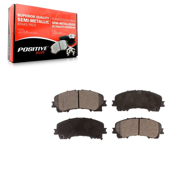 Positive Plus Front Semi-Metallic Disc Brake Pads PPF-D1736 for Car Nissan Rogue INFINITI Q50 QX50 Q60 QX55 Z
