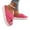 Hot Pink, variant on Comfy Slippers for Women Plush Crossstrap Open Toe Non-slip House Slippers Fall Slippers for Women Thick Soled Plush Slip‑on Indoor House Shoes
