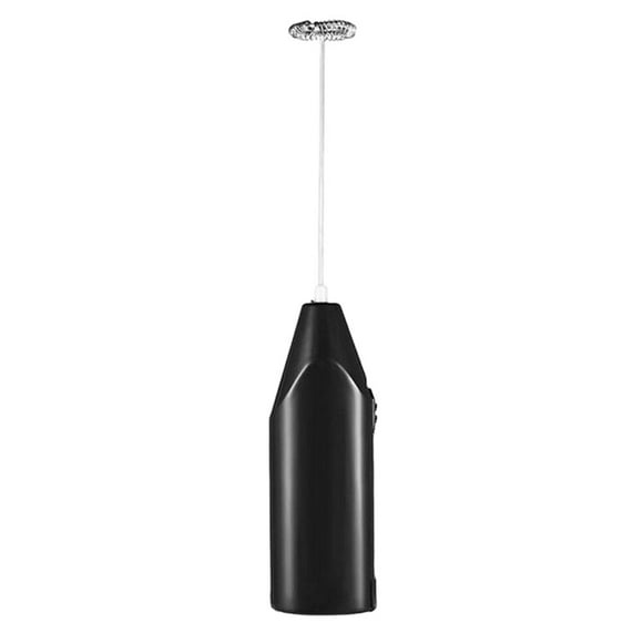 Batidor de huevos eléctrico, batidor de huevos, batidor de huevos, batidor de crema para repostería, mini espumador de café (negro)