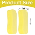 thumbnail image 3 of Extra Large 8-Shape Vacuum Compressed Car Wash Sponge, High Absorbency Cellulose Non-Scratch Sponge, Heavy Duty Multi-Purpose Cleaning Sponge for Car, Home, Kitchen - 2 Pack, 3 of 7