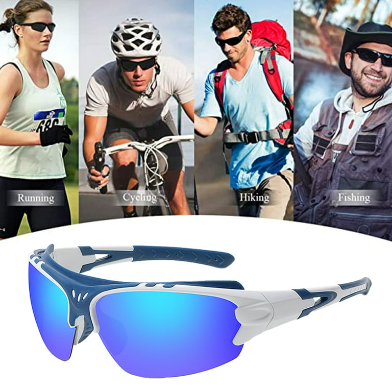 Polarized Sports Sunglasses for Men Women Cycling Running Fishing Glasses  Unbreakable Frame UV Protection