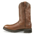 thumbnail image 3 of Guide Gear Men's Waterproof Round Toe Western Work Boots Brown 10.5 2E (Wide), 3 of 7