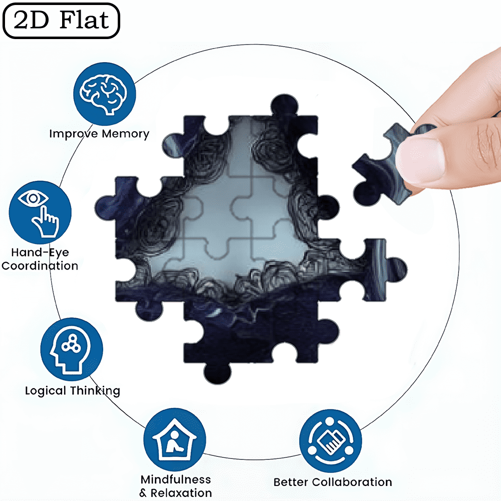 A Box of (1000pcs) Adult Puzzles, Character Landscape Theme, High Difficulty, Suitable for Adults, Family Entertainment, Home Decoration.29.4*19.6 in