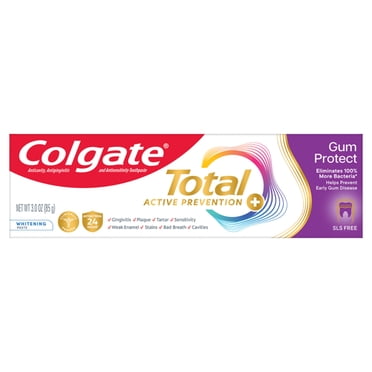 Colgate Total Active Prevention Gum Protect Whitening Toothpaste, 3.0 oz