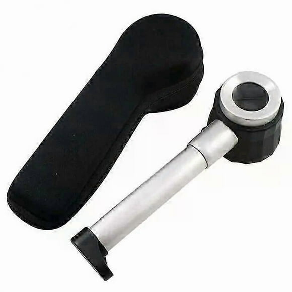 Magnifier 45X dermatoscope handle smooth clear vision with measure Scale 45X type B bigger vision with UV light