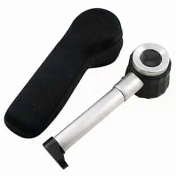 Magnifier 45X dermatoscope handle smooth clear vision with measure Scale 45X type B bigger vision with UV light