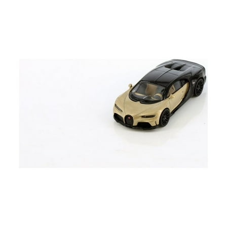 Bugatti Chiron Supersport, Gold - Kinsmart H10 - 1/64 Scale Diecast Model Car