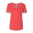 thumbnail image 2 of JERZEES Women�'s Varsity Triblend V-Neck T-Shirt, 2 of 3