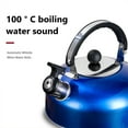 NSESSHome Clearance Stainless Steel Stovetop Whistling Tea Kettle Classic Teapot with Ergonomic