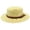 Light Yellow, variant on Classic British Summer Sun Hat with Flat Top for Travel Casual Style Daily Leisure Wear