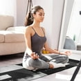 thumbnail image 5 of 2 Piece White Black Geometric` Rug Kitchen Rug Set, Decor Kitchen Rugs, Absorbent Non-Slip Washable Floor Mats, Home Indoor Runner Rugs 17"x47"+17"x30", 5 of 7