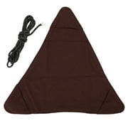 Tripod Stool Cloth Portable Foldable Triangle Stool Cloth Handcraft Anti Scratch Canvas Camping Stool Cloth for Fishing Brown