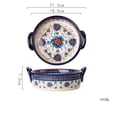 thumbnail image 2 of 950ML Household Handle Bowl Double Ear Baking Pan Vintage Ceramic Tableware, 2 of 4