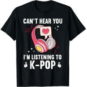 Cool Kpop Art For Teen Girls Women Korean Band Lover K-pop T-Shirt
