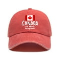 thumbnail image 1 of Baseball Hat Maple Canada Print Boy Sun Hat Adjustable Cycling Baseball Hats Boys, 1 of 2