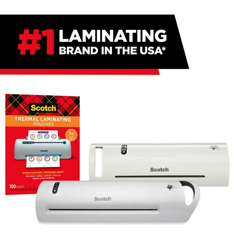 Scotch TL902 Thermal Laminator, 9 in., White, Professional Finish