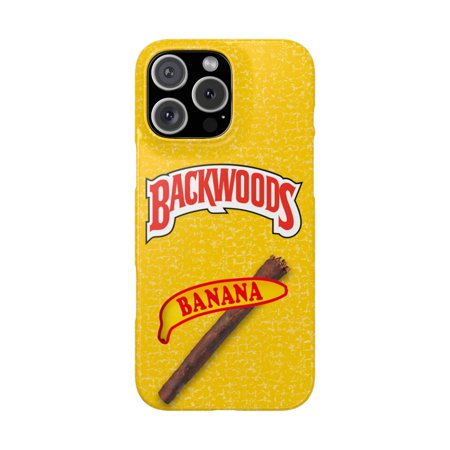 iPhone Slim Case Backwoods Banana Back Woods Yellow Flavor Trendy Gift - iPhone 16 Pro Max